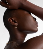 Sophie Bille Brahe Lettre De Mini Cœur 18kt gold single hoop earring with diamonds