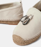 Brunello Cucinelli Monili-embellished suede espadrilles