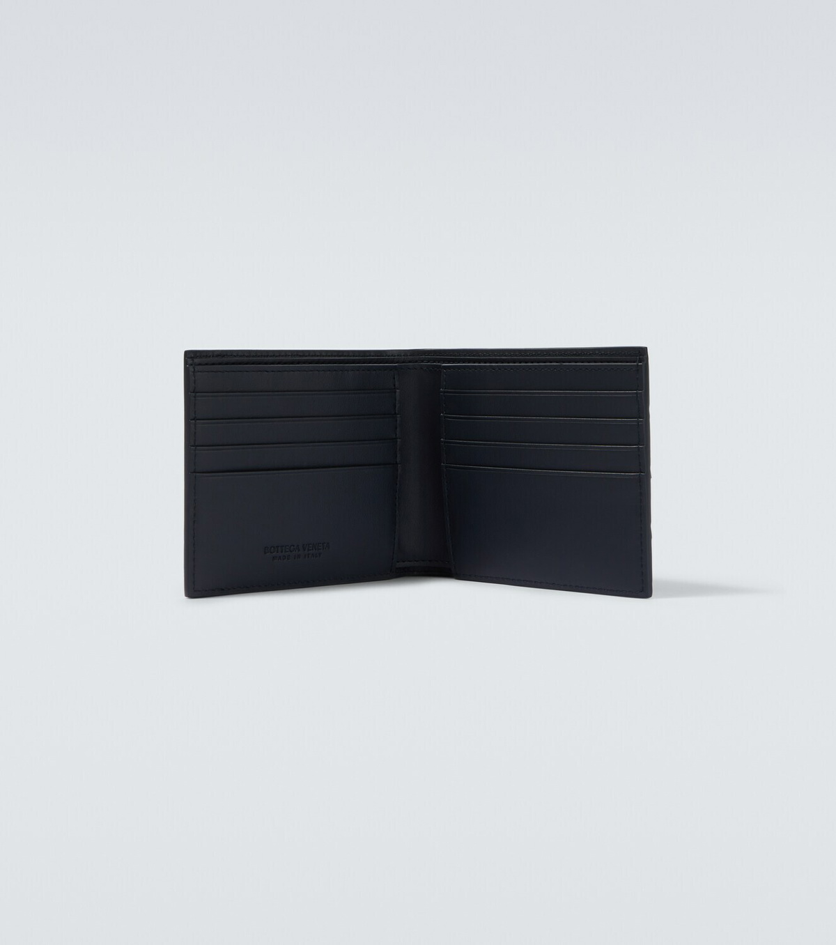 Bottega Veneta Intrecciato leather bifold wallet