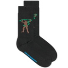 Carne Bollente Women's Milk Snake Socks in Black