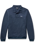 PATAGONIA - Logo-Appliquéd Recycled Fleece Sweatshirt - Blue