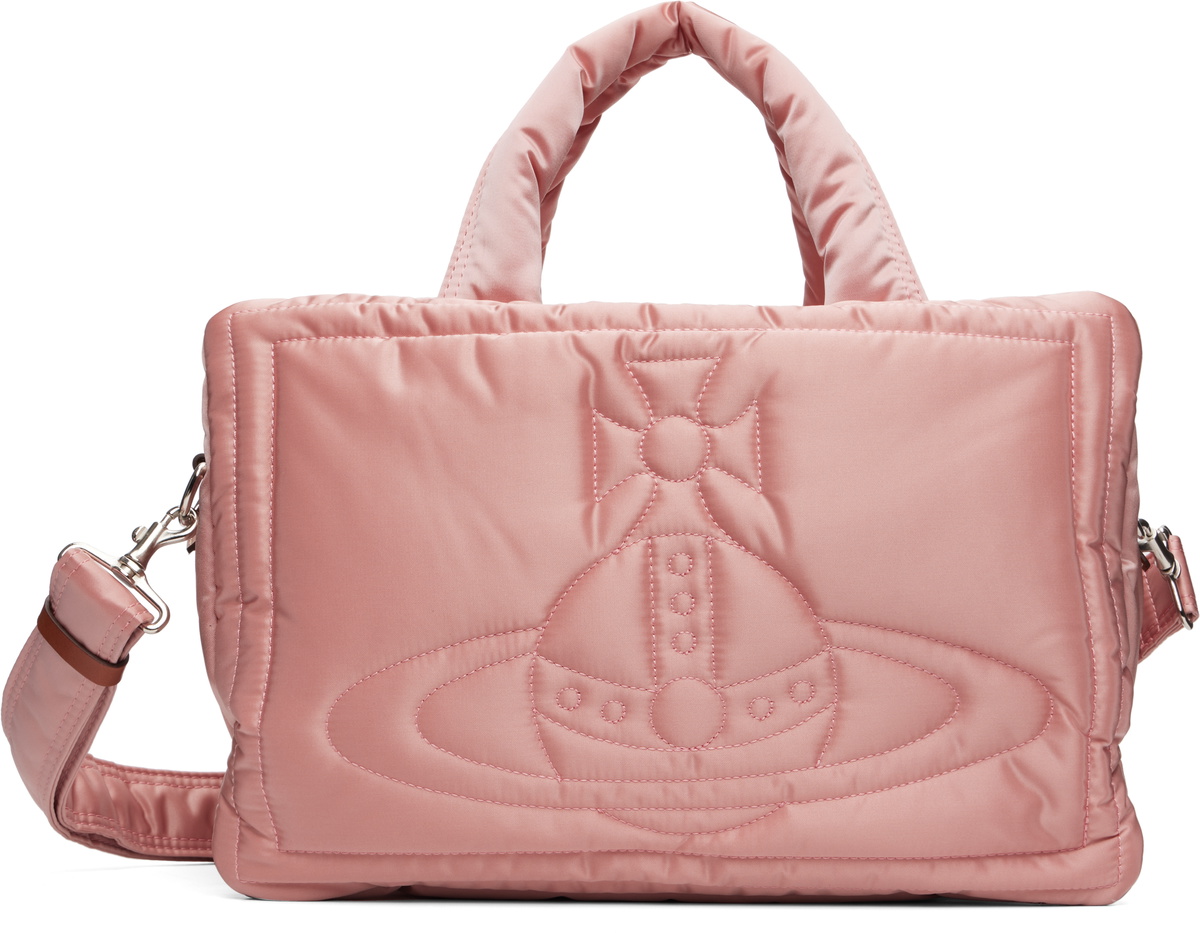 Vivienne Westwood Pink Margaret Medium Tote Vivienne Westwood