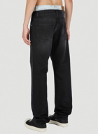 VTMNTS - Double Waist Jeans in Black