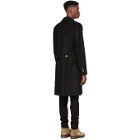 Balmain Black Double-Breasted Coat