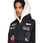 Off-White Black and White Gore-Tex® Anorak Jacket