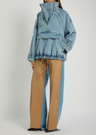 Bettter Panelled Straight-leg Cotton and Denim Trousers Camel
