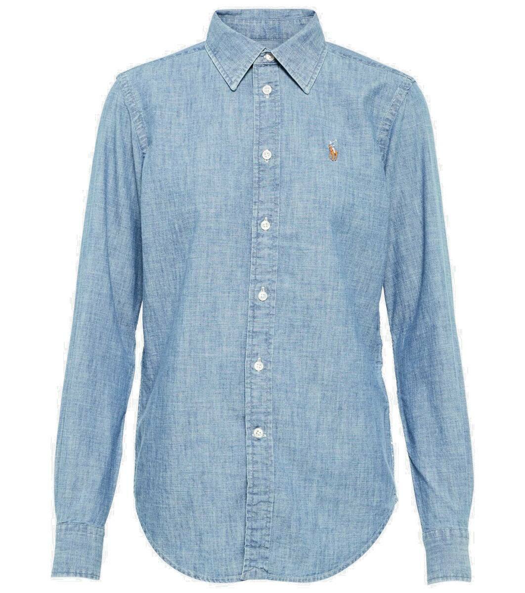 Polo Ralph Lauren Womens Blouse Chambray Size 0 main image 1