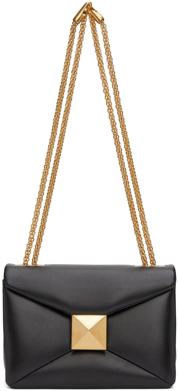 Valentino Garavani One Stud Shoulder Bag Black