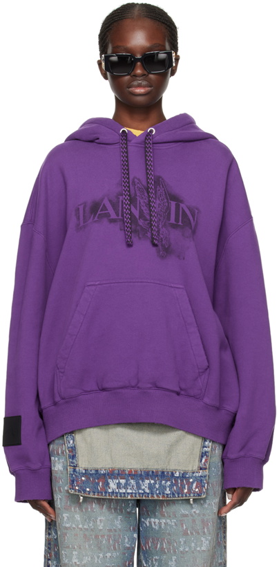 Photo: Lanvin Purple Future Edition Baggy Hoodie