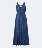 Dôen Emmaretta floral cotton midi dress