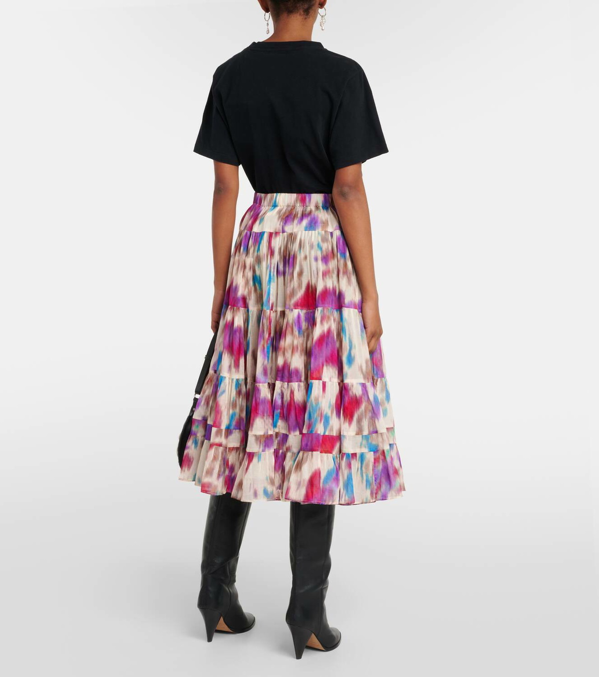 【送料&関税込】Isabel Marant Secia Cotton Cady Midi Skirt 25PJU0012FB-C1J05I-PUEC-