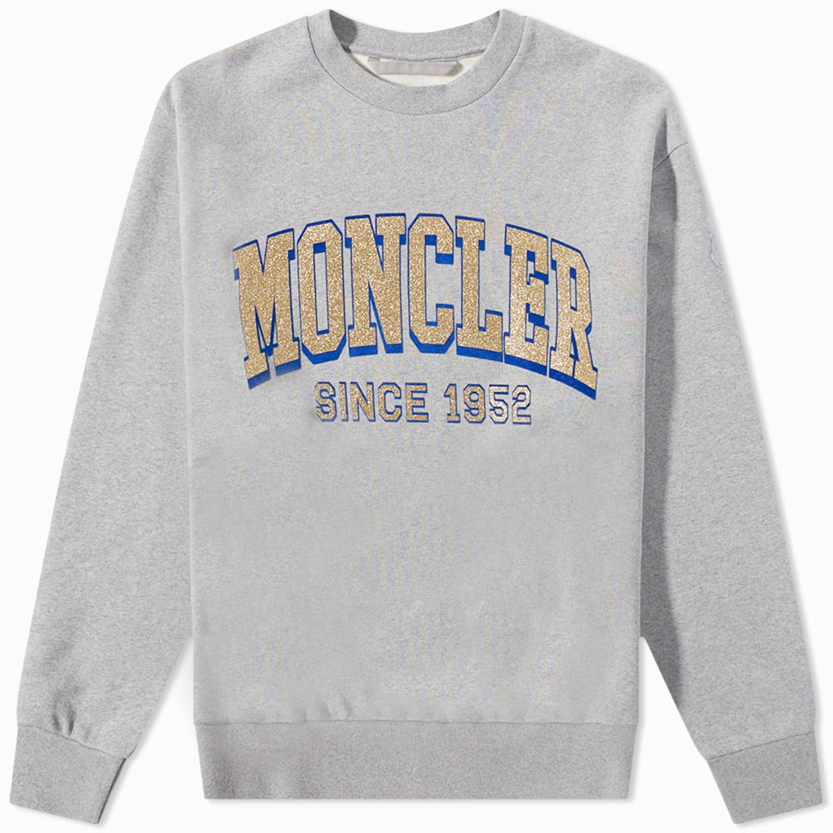 Moncler Men's Arch Logo Crew Sweat in Grey Moncler