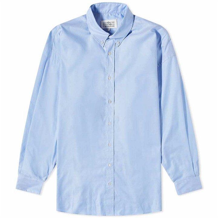 Photo: Maison Margiela Men's Button Down Shirt in Light Blue