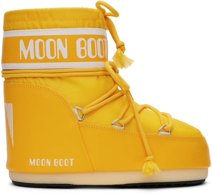 Photo: Moon Boot Yellow Icon Low Boots