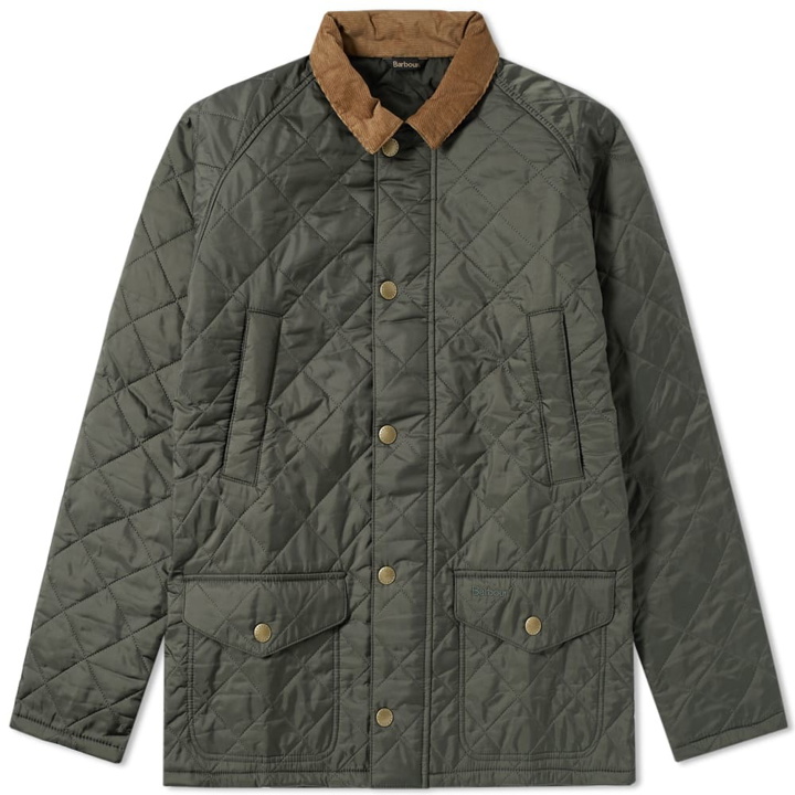 Photo: Barbour Canterdale Quilt Jacket Green