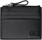 Valentino Garavani Black VLogo Card Holder