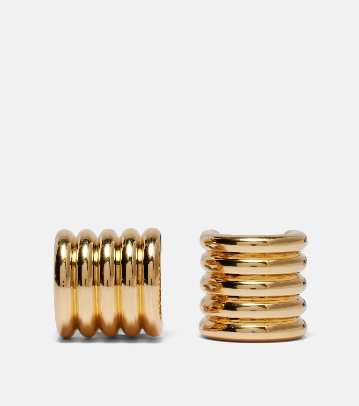 Déhanche Hollyhock gold-plated sterling silver earrings