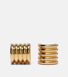 Déhanche Hollyhock gold-plated sterling silver earrings