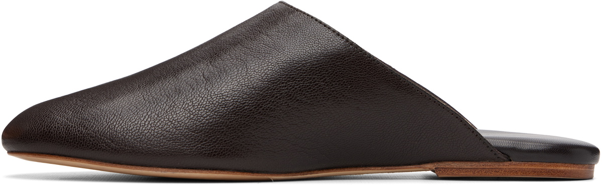 A.P.C. Brown 'Les Mules' Slip-on Loafers