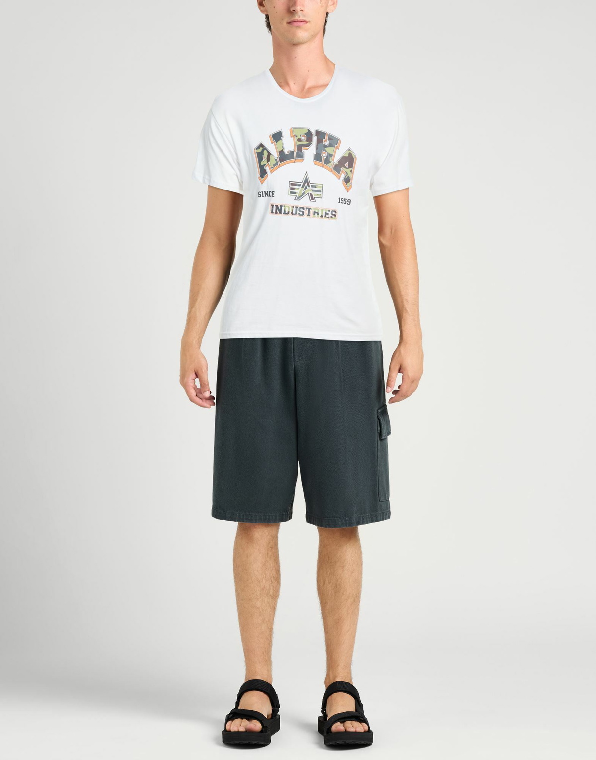 Alpha Industries Mens T-shirt in White