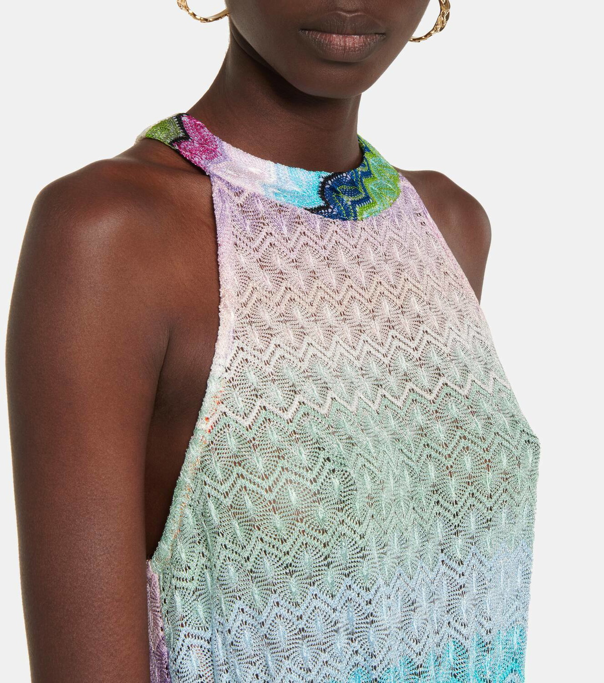 Missoni Mare Zig-zag halterneck jumpsuit