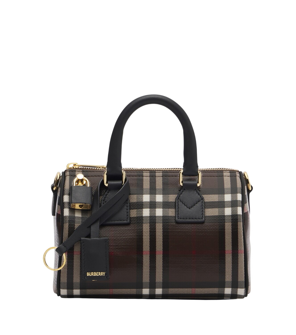 BURBERRY - Tb Mini Leather Crossbody Bag Burberry