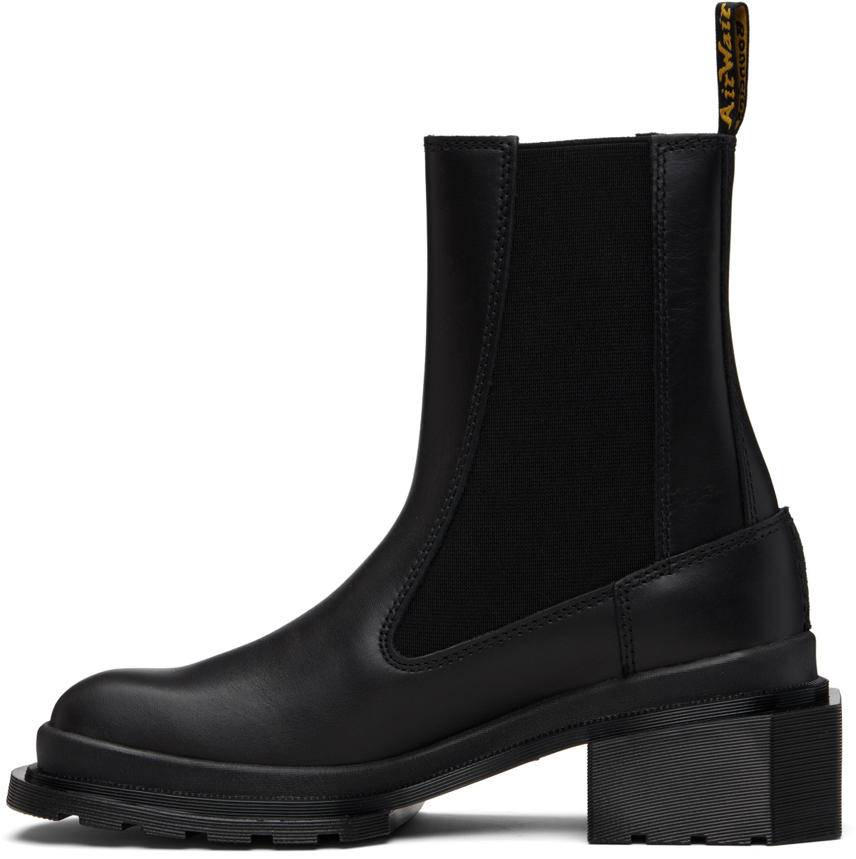 Dr. Martens Black Maybole Square Toe Chelsea Boots