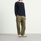 Comme des Garçons Play U Sweater Red Emblem Knit in Navy