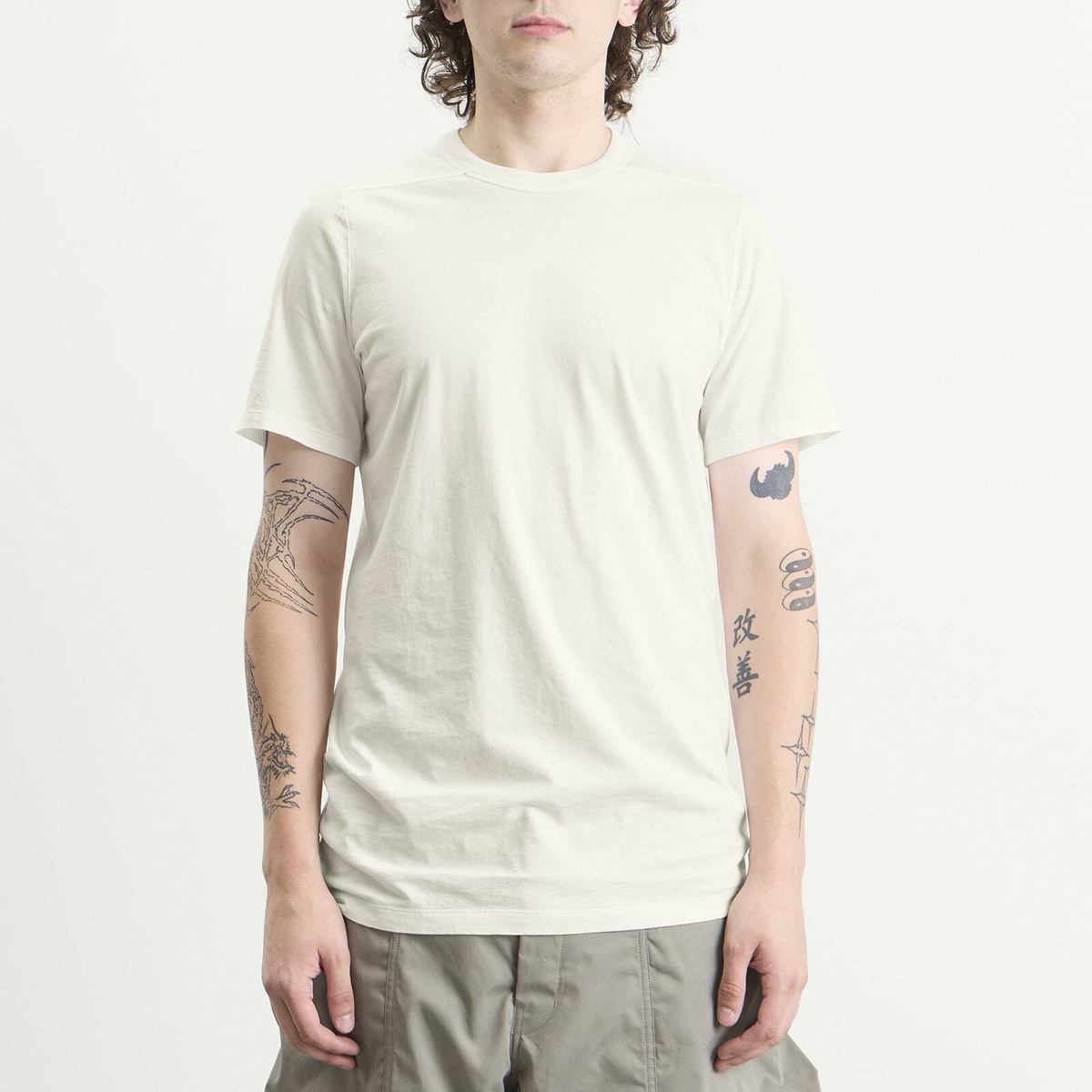 Rick Owens Men's Level T-Shirt in Milk