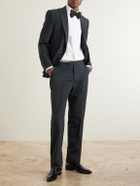 Favourbrook - Dalton Slim-Fit Straight-Leg Stretch-Wool Tuxedo Trousers - Black