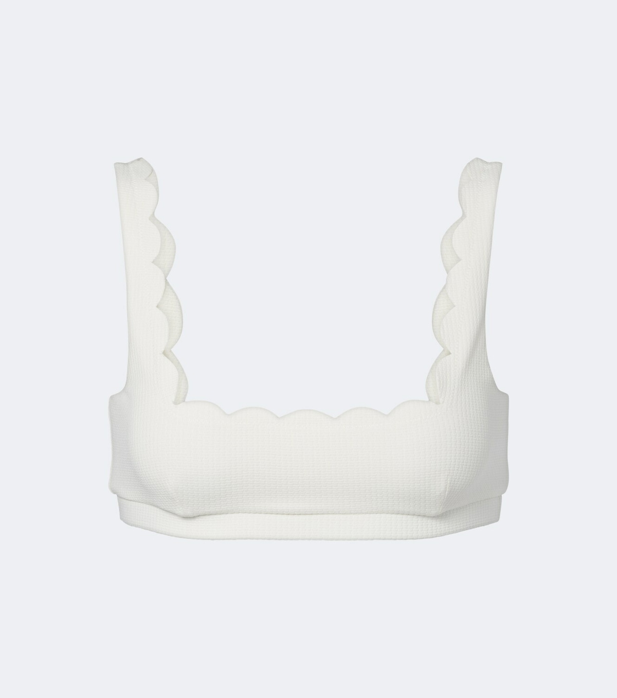 Marysia Mini Palm Springs scalloped bikini top