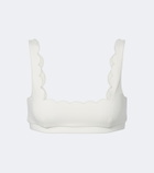 Marysia Mini Palm Springs scalloped bikini top