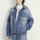 Acne Studios Men's Blue Trafalgar Denim Jacket in Mid Blue