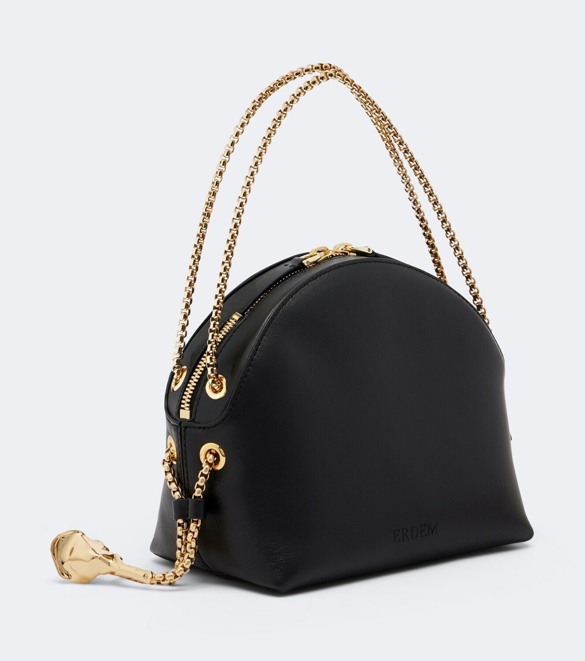 Erdem Flora leather top-handle bag
