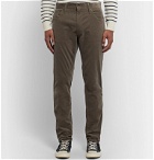Todd Snyder - Slim-Fit Garment-Dyed Cotton-Blend Corduroy Trousers - Green