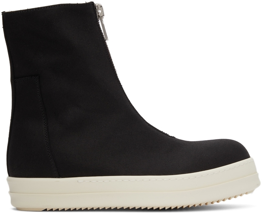 Rick Owens Drkshdw Doeskin Zip Front Sneakers Rick Owens Drkshdw
