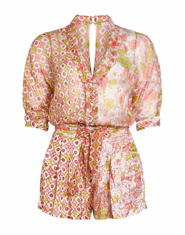 Photo: Poupette St Barth Womens Playsuit in White