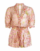 Poupette St Barth Womens Playsuit in White