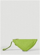 Triangle Pouch Bag in Green