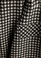 Norma Kamali Printed Belted Stretch-jersey Blazer Black