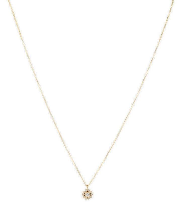 Photo: Sophie Bille Brahe Soleil Simple 18kt gold necklace with diamonds