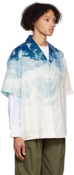 Feng Chen Wang Blue & White Painting Shirt