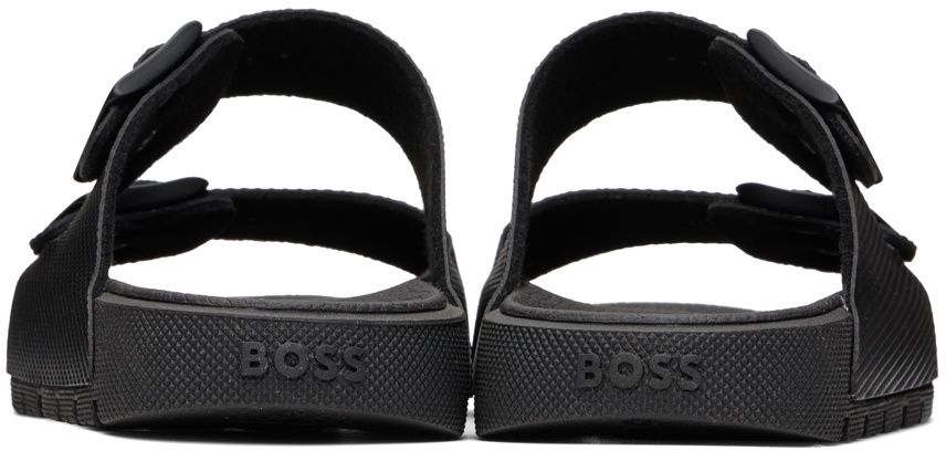 HUGO BOSS KIDS BOSS Kidswear Logo-Print Detail Jelly Shoes - Blue for Kids