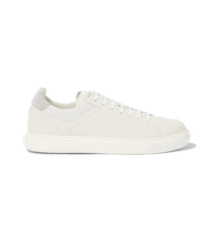 Photo: Brunello Cucinelli Leather sneakers