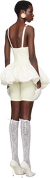 VAQUERA SSENSE Exclusive Bridal Capsule Pouf Bodysuit