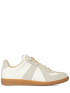 MAISON MARGIELA - 20mm Replica Leather & Suede Sneakers