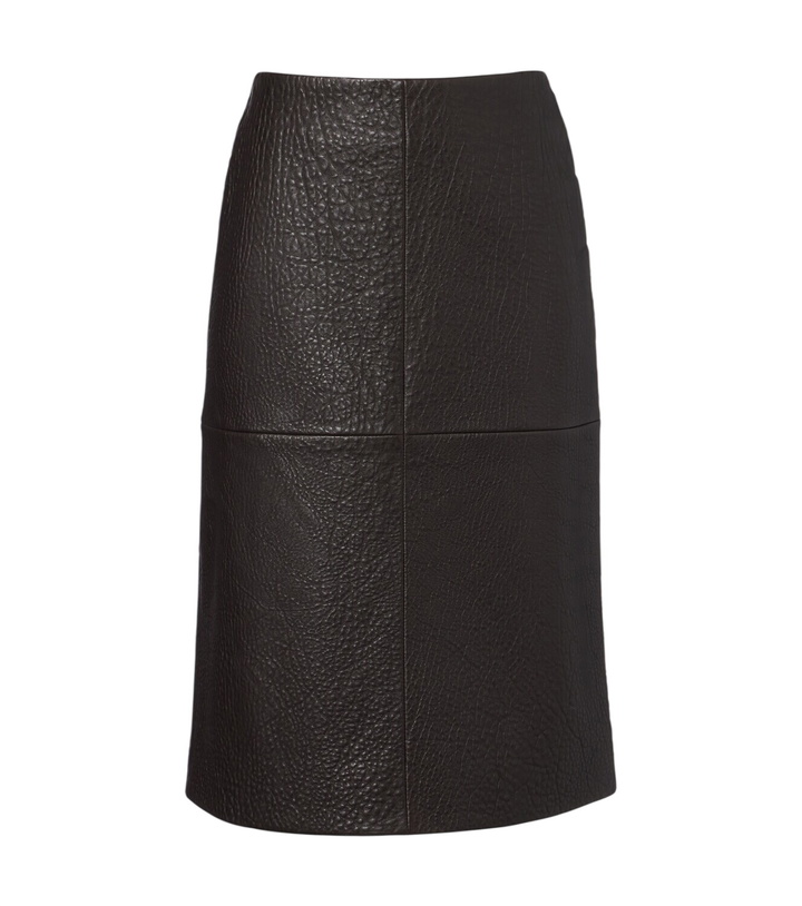 Photo: Joseph Shroff leather pencil skirt