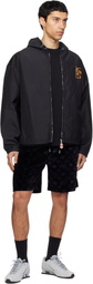 Casablanca Black Heatmap Ripstop Hooded Jacket