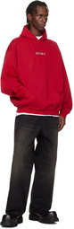 VETEMENTS Red 'Pornstar' Hoodie