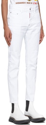 Dsquared2 White Skater Jeans